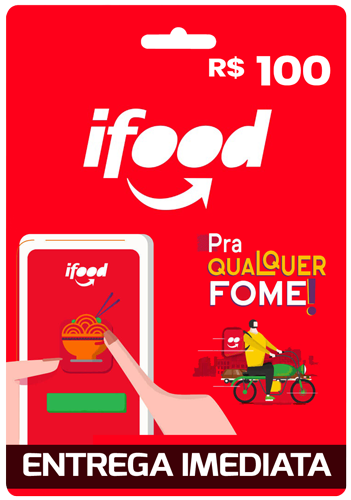 Gift Card Ifood ou Pix o Valor de R$100!!!!!