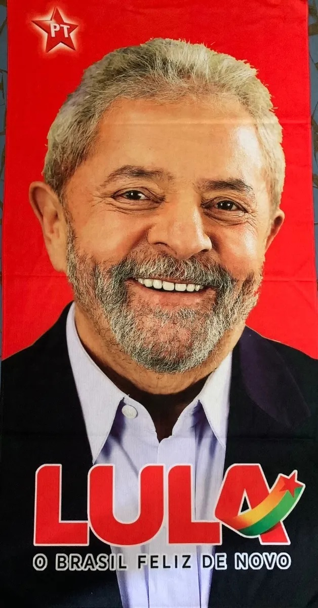 Toalha Lula - O Brasil Feliz de Novo