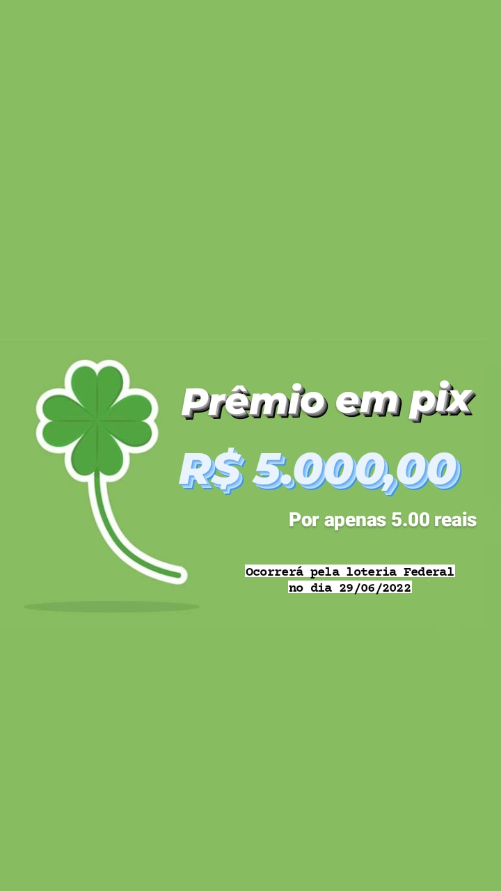 PIX DE R$ 5.000 NA CONTA 