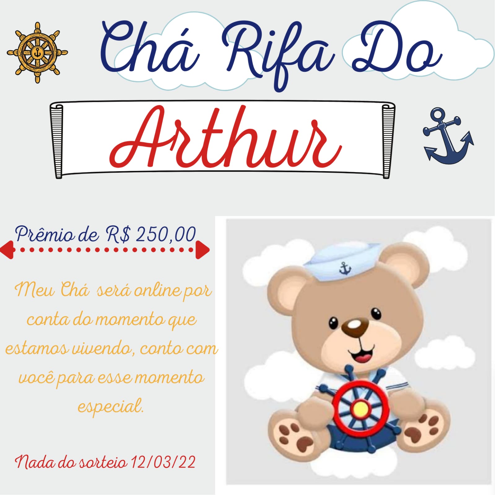 Chá Rifa Do Arthur