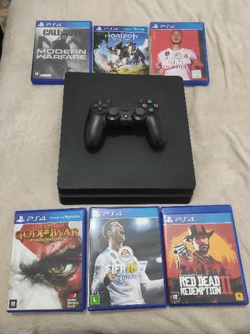 Ps4 Slim 500gb + 6 Jogos